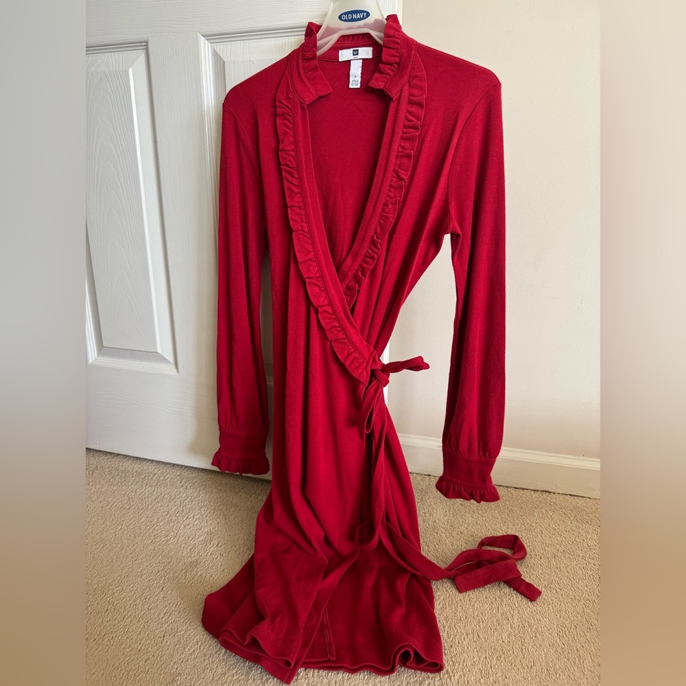 Red Gap tie dress